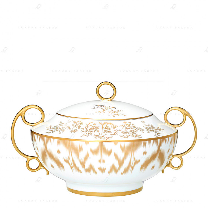 Супница 4000мл коллекции Voyage en Ikat бренда Hermes