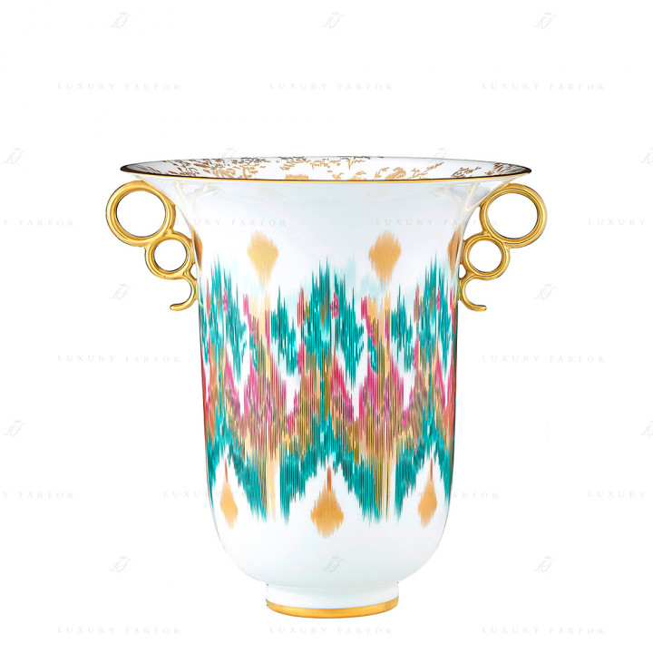 Ваза 27см коллекции Voyage en Ikat бренда Hermes