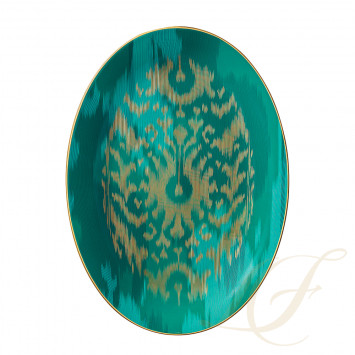 Блюдо овальное 46,5см коллекции Voyage en Ikat бренда Hermes