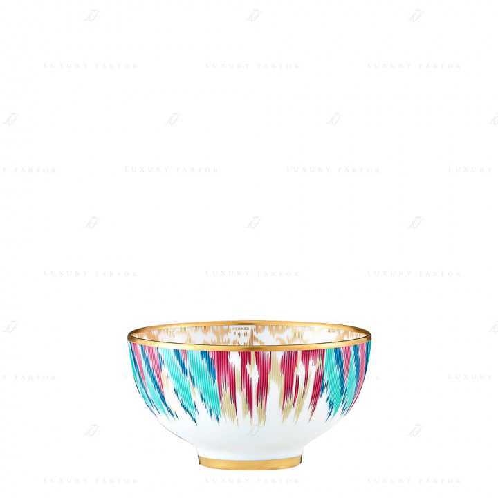 Чаша бульонная 12см коллекции Voyage en Ikat бренда Hermes