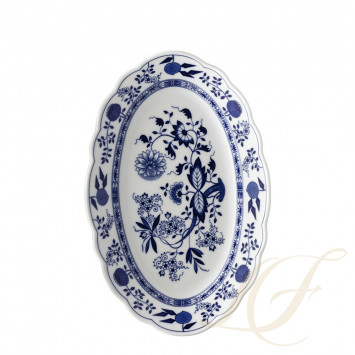 Блюдо овальное 35см коллекции Blau Zwiebelmuster бренда Hutschenreuther