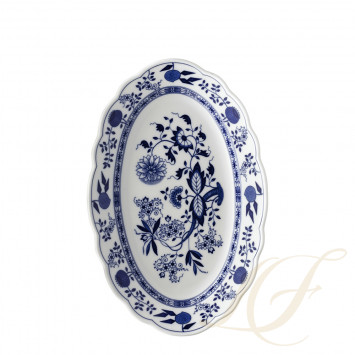 Блюдо овальное 38см коллекции Blau Zwiebelmuster бренда Hutschenreuther