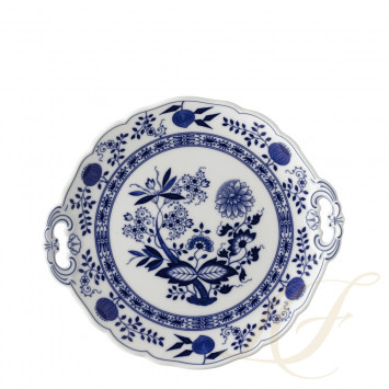 Блюдо для пирога 27см коллекции Blau Zwiebelmuster бренда Hutschenreuther