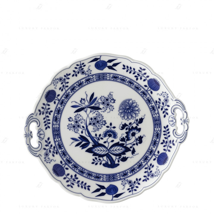 Блюдо для пирога 27см коллекции Blau Zwiebelmuster бренда Hutschenreuther