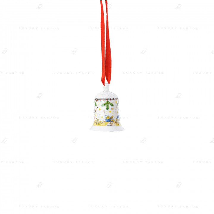 Фарфоровый колокольчик  5см коллекции Christmas бренда Hutschenreuther
