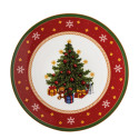 Тарелка тортовая на ножке 22см коллекции Happy Wintertime бренда Hutschenreuther