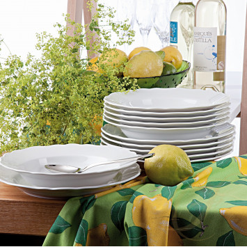 Тарелка суповая 23см коллекции Maria Theresia бренда Hutschenreuther