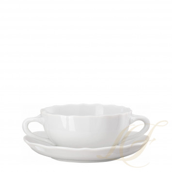 Чаша суповая с блюдцем 0,28л коллекции Maria Theresia бренда Hutschenreuther