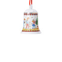 Фарфоровый колокольчик  12см коллекции Weihnachtsleuchten (Лимитированная серия на 2999 пред.) бренда Hutschenreuther