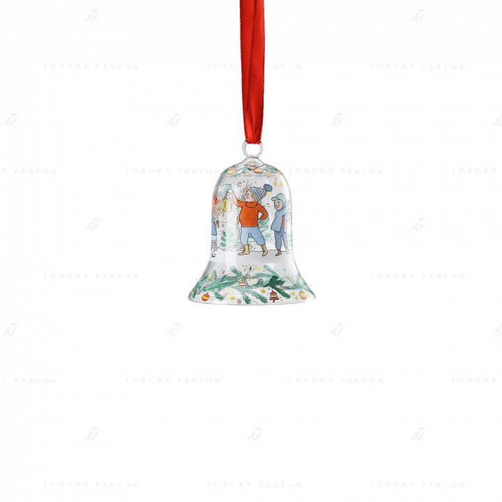 Фарфоровый колокольчик  7см коллекции Weihnachtsleuchten (Лимитированная серия) бренда Hutschenreuther