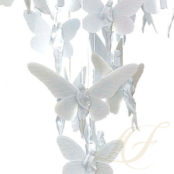 Люстра (белый) 185 х 110см коллекции Recyclos By Bodo - Niagara бренда Lladro