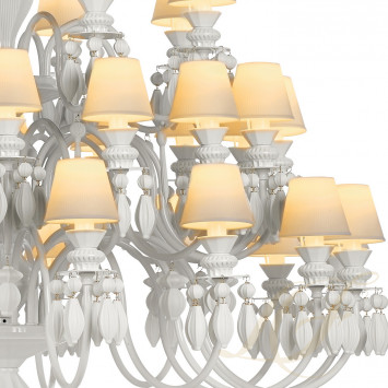 Люстра на 40 свечей (белый) 150 х 100см коллекции Belle de Nuit бренда Lladro