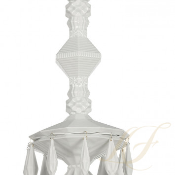 Люстра на 24 свечей (белый) 125 х 80см коллекции Belle de Nuit бренда Lladro