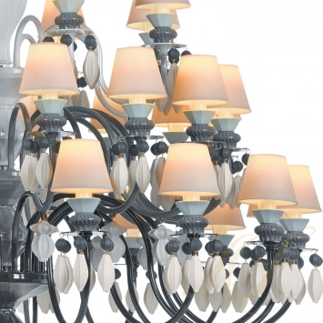 Люстра на 40 свечей (черный / серый) 150 х 100см коллекции Belle de Nuit бренда Lladro