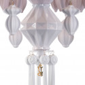 Люстра на 12 свечей (розовый / белый) 100 х 65см коллекции Belle de Nuit бренда Lladro