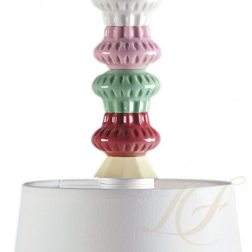 Подвесная лампа I (многоцветный) 170 х 23см коллекции Belle de Nuit бренда Lladro