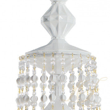 Люстра на 6 свечей (белый / золотой) 115 х 70см коллекции Winter Palace бренда Lladro