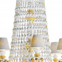 Люстра на 30 свечей (золотой / белый) 195 х 105см коллекции Winter Palace бренда Lladro