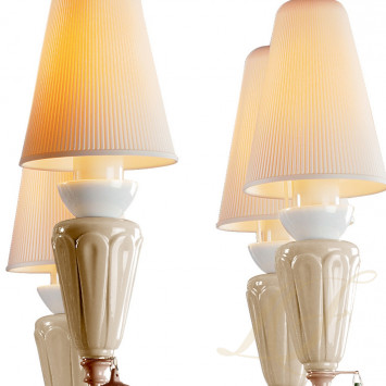 Люстра на 8 свечей (розовый / зеленый) 123 х 70см коллекции Ivy & Seed бренда Lladro