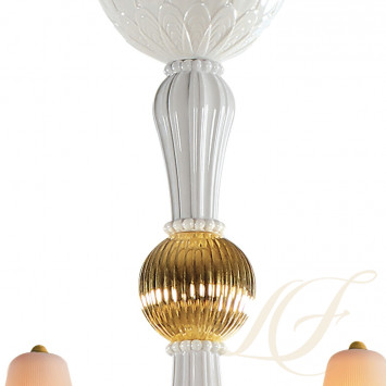 Люстра на 20 свечей (белый / золотой) 138 х 115см коллекции Ivy & Seed бренда Lladro