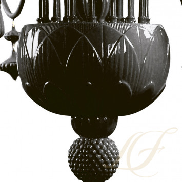 Люстра на 20 свечей (черный) 138 х 115см коллекции Ivy & Seed бренда Lladro