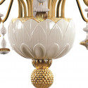 Люстра на 16 свечей (белый / золотой) 133 х 115см коллекции Ivy & Seed бренда Lladro