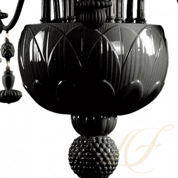 Люстра на 16 свечей (черный) 133 х 115см коллекции Ivy & Seed бренда Lladro