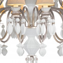 Люстра на 24 свечей (серебряный / белый) 125 х 80см коллекции Belle de Nuit бренда Lladro