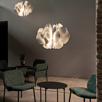 Подвесная лампа (белый) 170 х 47см коллекции Nightbloom бренда Lladro