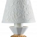 Лампа настольная (белый / золотой) 28 х 9см коллекции Belle de Nuit бренда Lladro