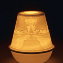 Подсвечник-литофан с перезаряжаемой светодиодной лампой 