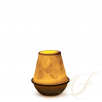 Подсвечник-литофан с перезаряжаемой светодиодной лампой 