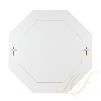 Зеркало восьмиугольное (белый / черный) 80 x 80см коллекции Mirrors бренда Lladro