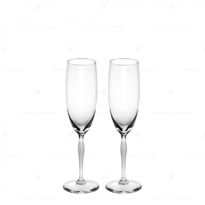 Флюте для шампанского, 2шт. 200мл коллекции 100 Points бренда Lalique
