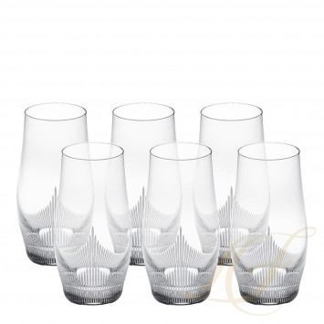 Стакан тумблер, 6шт. 480мл коллекции 100 Points бренда Lalique