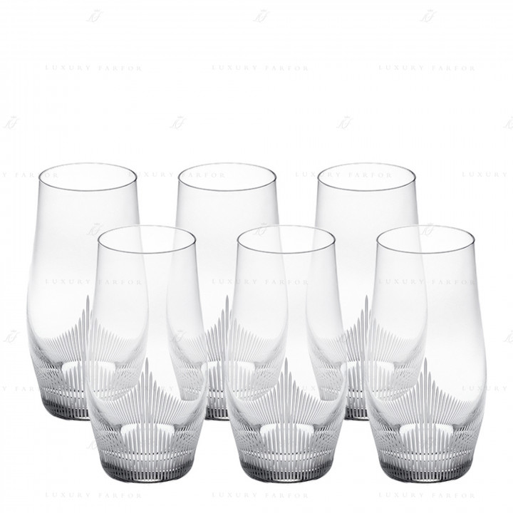 Стакан тумблер, 6шт. 480мл коллекции 100 Points бренда Lalique