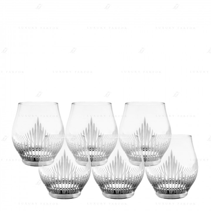 Стакан тумблер, 6шт. 380мл коллекции 100 Points бренда Lalique