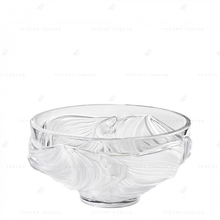 Чаша 30см коллекции Poissons Combattants бренда Lalique