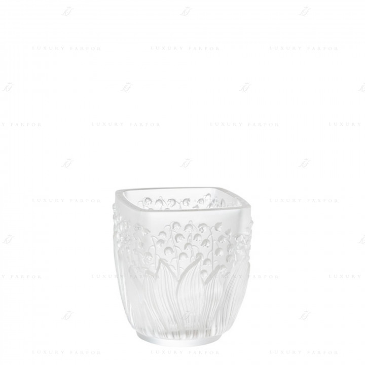 Настольный подсвечник 9,9см коллекции Muguet бренда Lalique