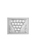 Декоративная панель (центральная) 11,8x15,2см коллекции Raisins бренда Lalique