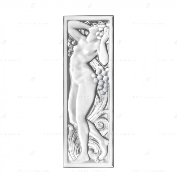 Декоративная панель 45,8x15,2см коллекции Femme Tete Levee бренда Lalique
