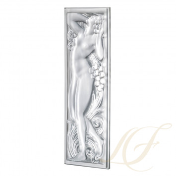 Декоративная панель зеркальная 45,8x15,2см коллекции Femme Tete Levee бренда Lalique