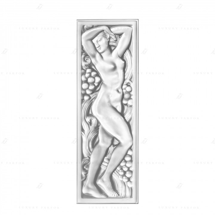 Декоративная панель зеркальная 45,8x15,2см коллекции Femme Bras Leves бренда Lalique