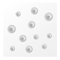 Декоративная панель зеркальная 90x90см коллекции Dahlia бренда Lalique