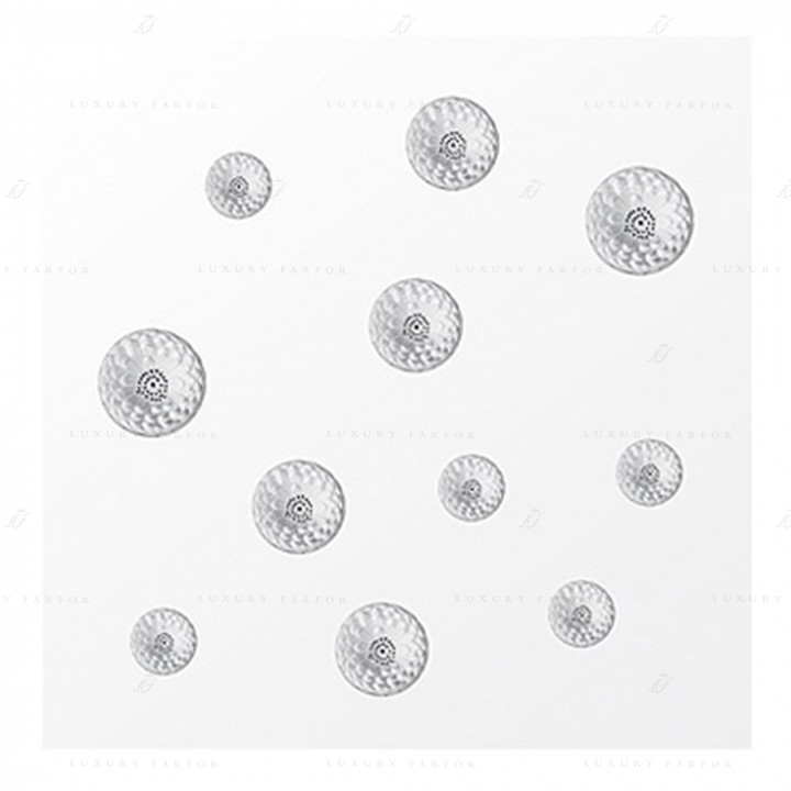 Декоративная панель зеркальная 90x90см коллекции Dahlia бренда Lalique