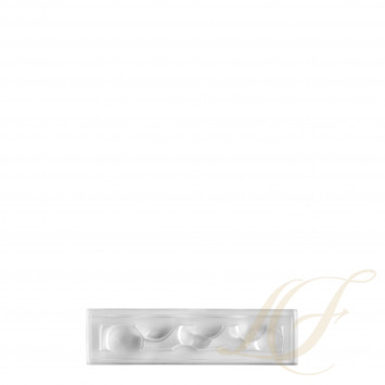 Декоративная панель зеркальная 4,4x16,5см коллекции Petites Bulles бренда Lalique