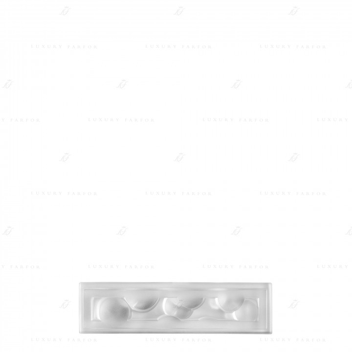 Декоративная панель зеркальная 4,4x16,5см коллекции Petites Bulles бренда Lalique