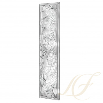 Декоративная панель зеркальная (левая сторона) 89х30см коллекции Merles et Raisins бренда Lalique