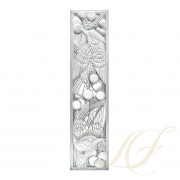 Декоративная панель (правая сторона) 89х30см коллекции Merles et Raisins бренда Lalique