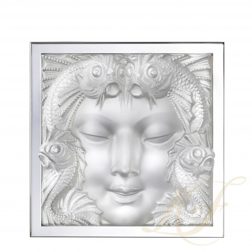 Декоративная панель 36,5х36,5см коллекции Masque de Femme бренда Lalique